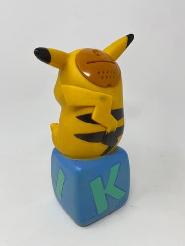1999 Tiger Electronics Pokémon Pikachu Talking Piggy Bank Untested As-Is — photo 3