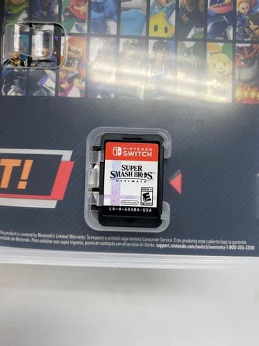 Super Smash Bros Ultimate Nintendo Switch Game Cartridge & Case USA — photo 8