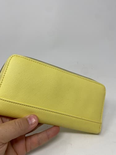 Pokemon Pikachu Light Yellow Leather Zipper Long Wallet with Heart Charm Japan — photo 8