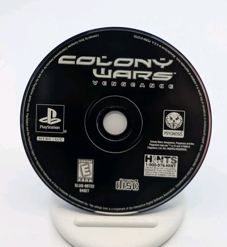 Colony Wars III Red Sun & Vengeance Lot Of 2 PS1 Games Complete Tested — photo 8