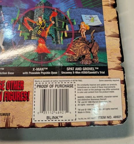 Vintage 1998 Marvel Entertainment Most Wanted Blink Teleporter Action Figure — photo 4