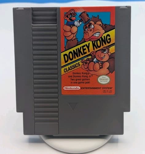 Donkey Kong Classics Nintendo NES CIB Complete In Box TESTED — photo 8