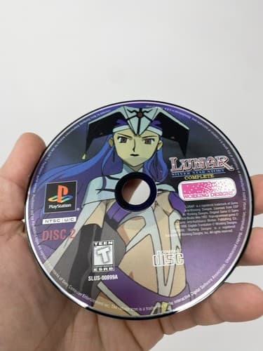PLAYSTATION 1 LUNAR SILVER STAR STORY COMPLETE GAME DISC 2 ONLY NR TESTED PS1 — photo 3