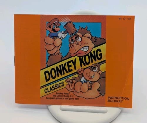 Donkey Kong Classics Nintendo NES CIB Complete In Box TESTED — photo 5