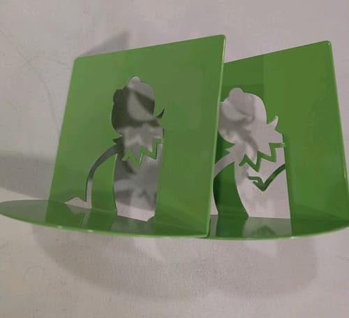 Kermit The Frog Metal Bookends Michael Graves Muppets