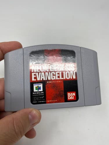 USED Nintendo 64 Neon Genesis Evangelion BANDAI JAPAN Cart Only Tested — photo 3