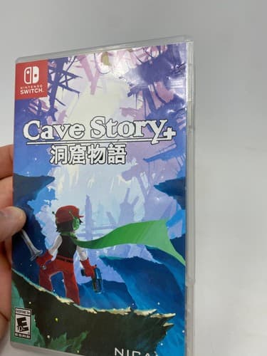 Cave Story+ Plus Nintendo Switch Game Cartridge Case & Instruction Booklet USA — photo 2