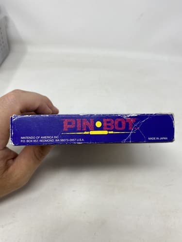 Pin-Bot(Nintendo NES 1990) CIB Complete in box, W/ Manual Insert Ships Fast — photo 6