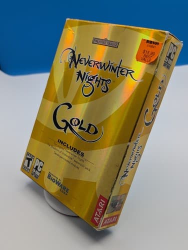 Neverwinter Nights GOLD Edition Factory Sealed 2003 Windows PC Medium Box — photo 2