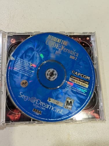 Dreamcast - Resident Evil -- CODE: Veronica Sega Tested Working Complete — photo 4