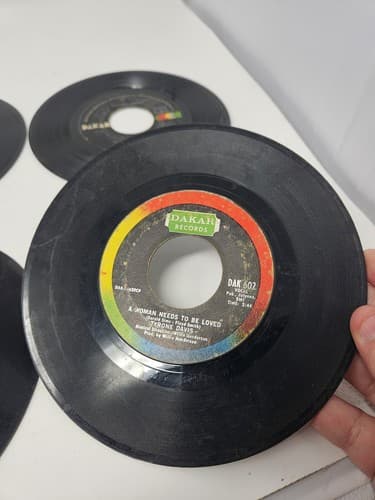 Lot Of 5 Tyrone Davis 45 Records Vinyl - All You Got, This I Swear Etc — photo 3