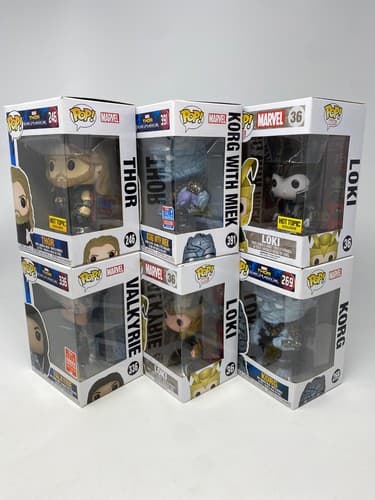 Funko Pop! Marvel Thor Vinyl Figures Lot of 6 - Loki Thor Valkyrie Korg — photo 8