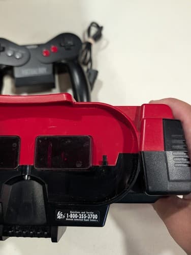 Nintendo Virtual Boy Console Head And Controller Only -UNTESTED FOR PARTS REPAIR — photo 5