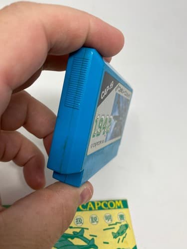 1942 Famicom Cartridge & Manual Capcom 1985 Nintendo JPN Japan Region Locked — photo 7