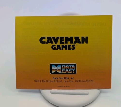 Caveman Games NES Nintendo Entertainment System 1990 CIB Complete, Tested — photo 6