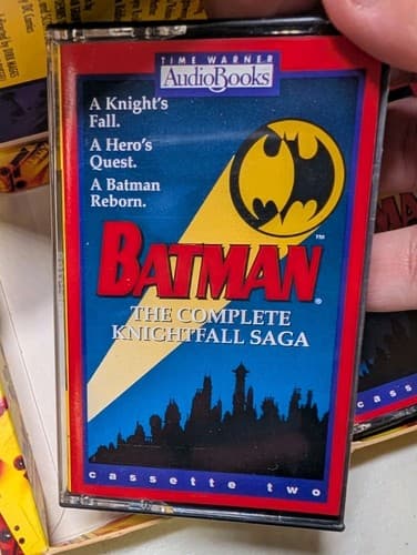 Batman: Complete Knightfall Saga Audiobook 2 Cassette Tapes 1994 PROMO Full Cast — photo 5