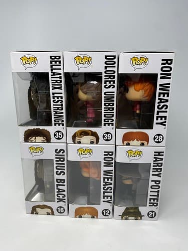 Funko Pop! Harry Potter Vinyl Figures Lot of 6 - Harry Potter (Sorting Hat) — photo 3