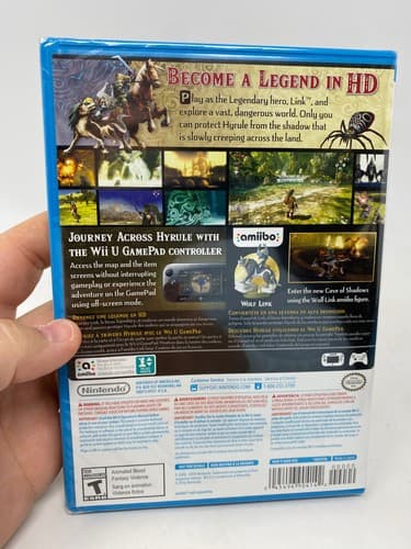 The Legend of Zelda Twilight Princess HD Nintendo Wii U Brand New Factory Sealed — photo 9