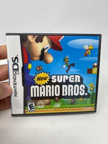 New Super Mario Bros Nintendo DS NEW Factory Sealed USA Red Nintendo Logo 00000