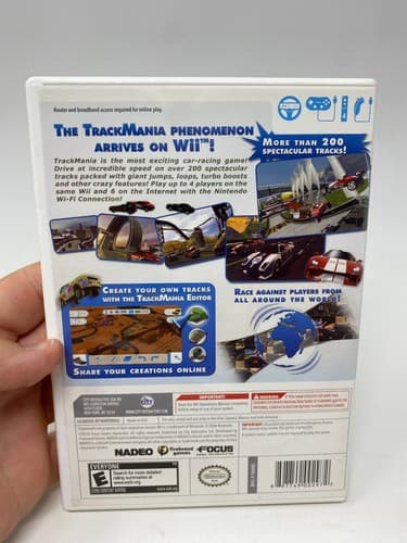 TrackMania Build to Race Nintendo Wii 2011 No Manual Racing Game — photo 5