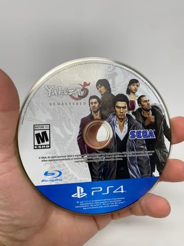 Yakuza Remastered Collection 3 4 5 (Sony PlayStation 4, 2020) Tested Discs Only