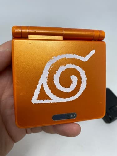 Nintendo GameBoy Advance SP NARUTO Limited Edition Tested GBA AGS-001 — photo 2