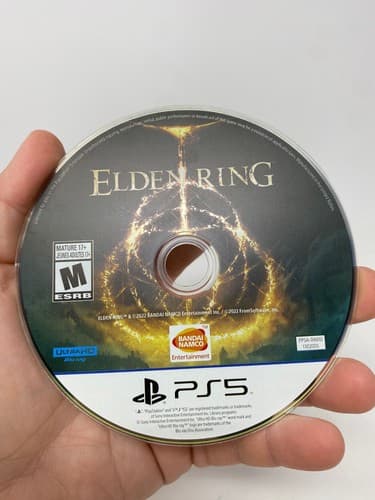 Elden Ring (Sony PlayStation 5 PS5, 2022) Disc Only Tested — photo 2