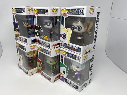 Funko Pop! DC Batman Vinyl Figures Lot of 6 - The Joker Harley Quinn Batgirl — photo 8