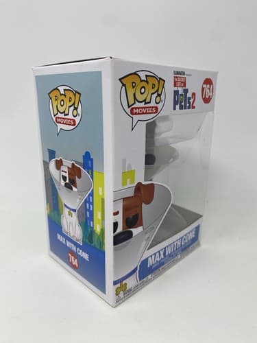 Funko Pop! Movies Secret Life of Pets 2 Max With Cone Vinyl Figure #764 — photo 8