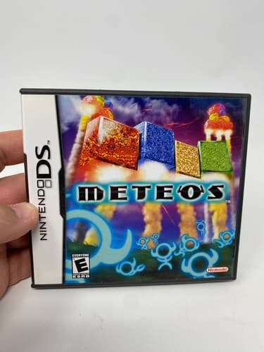 Meteos (Nintendo DS, 2005) Complete. Game/Case/Instruction Manual CIB