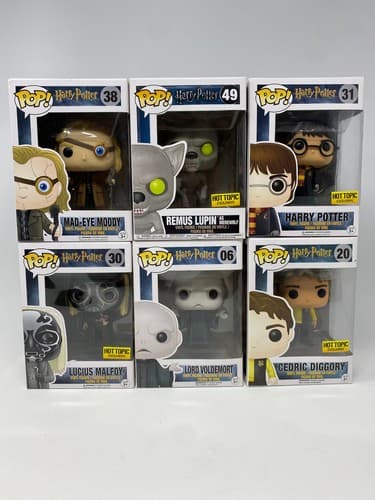 Funko Pop! Harry Potter Vinyl Figures Lot of 6 - Harry Potter Lord Voldemort