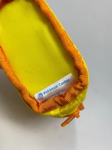 Pikachu Yellow Carrying Pouch 2008 Pokemon Center Limited — photo 3