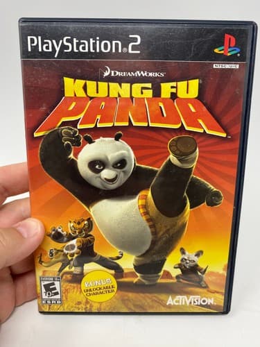 Kung Fu Panda (PlayStation 2, PS2) Complete/CIB Tested Working Game Case Manual