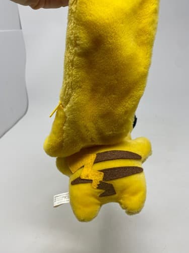 Pikachu Fat Pokemon Scarf Fuzzy Plush 6" Stuffed Toy Doll Japan Tomy — photo 5