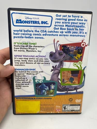 Monsters Inc. Disney Pixar Classics 2002 Sony PlayStation 2 CIB TESTED & WORKING — photo 5