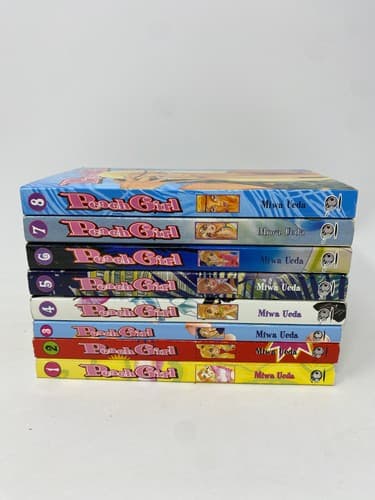 Peach Girl Manga Complete Set Volumes 1-8 Tokyopop English Htf Oop Miwa Ueda