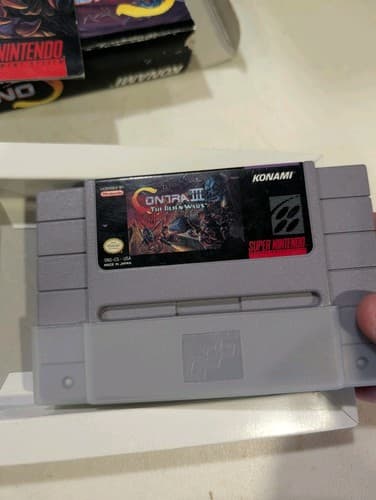 Contra 3 : Alien Wars (Super Nintendo, SNES, Konami) Cib Complete - Tested Look — photo 8