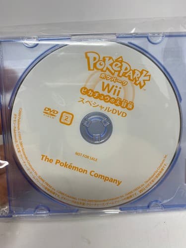 PokePark Wii DVD 2 Not for Sale Pokemon Company Nintendo Disc 2009 Game Freak