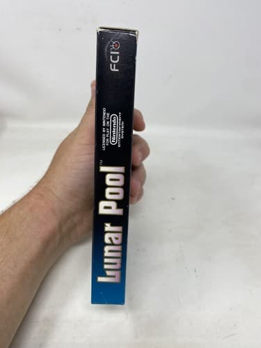 Nintendo NES Video Game Lunar Pool Complete CIB Box Manual Game Poster Inserts — photo 3