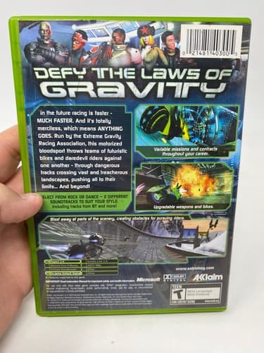 XGRA: Extreme-G Racing (Xbox, 2003) CIB Complete Tested Working — photo 6