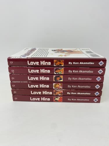 Love Hina Manga Volume 1-6 Ken Akamatsu Tokyopop 2002/2003 English