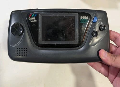Sega Game Gear 2103 Handheld Video Game Console System for Parts Or Repair