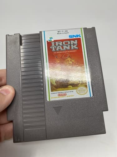 'IRON TANK' Nintendo NES Video Game Cartridge ONLY - Authentic, Tested — photo 3