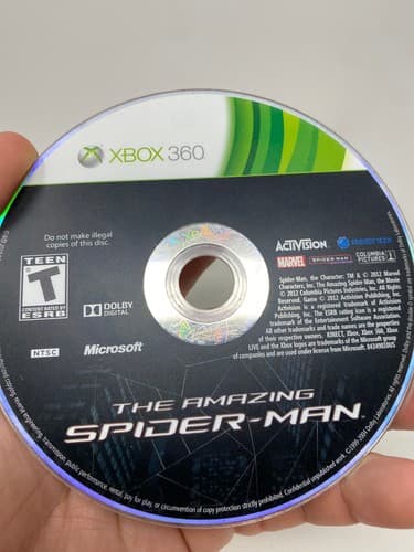 The Amazing Spiderman (Microsoft Xbox 360, 2012) Disc Only Tested Working — photo 3