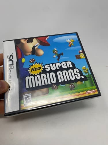 New Super Mario Bros Nintendo DS NEW Factory Sealed USA Red Nintendo Logo 00000 — photo 6