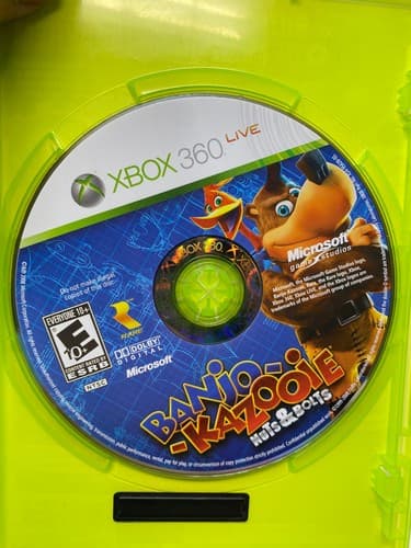 Banjo-Kazooie: Nuts & Bolts (Xbox 360, 2008) Game & Case Authentic Tested — photo 6