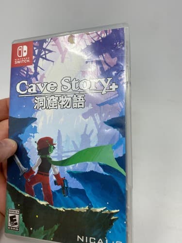 Cave Story+ Plus Nintendo Switch Game Cartridge Case & Instruction Booklet USA — photo 3