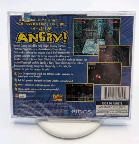 The Incredible Hulk The Pantheon Saga PlayStation 1 PS1 Brand New Sealed — photo 2