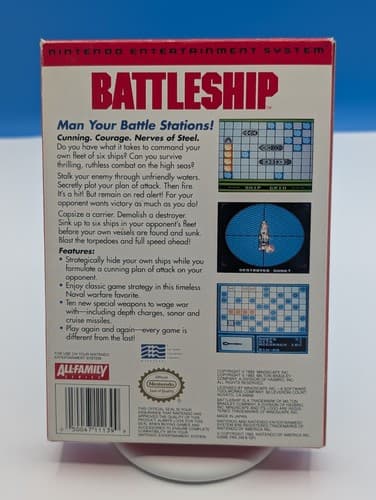 Battleship Nintendo Nes Complete CIB Very Good Condition — photo 3