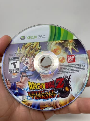 Dragon Ball Z Ultimate Tenkaichi Microsoft Xbox 360, 2011 Loose Disc Bandai — photo 3